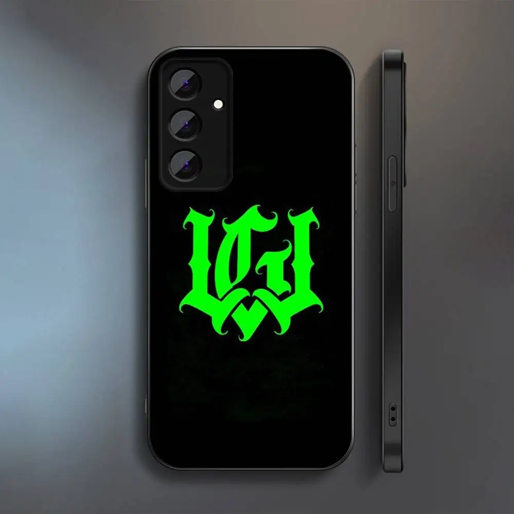 حافظة هاتف Jc Reyes JC REYES Tour 2025 لهاتف سامسونج S 25,24,23,22,30,21,10,9,Ultra,Plus,Lite,FE,4,5G حافظة سوداء ناعمة