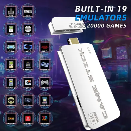 Imagen 2 del producto Consola de videojuegos M15, mando Dual inalámbrico de 2,4G, palo de juego, 64GB, más de 15000 juegos clásicos Retro, regalo familiar