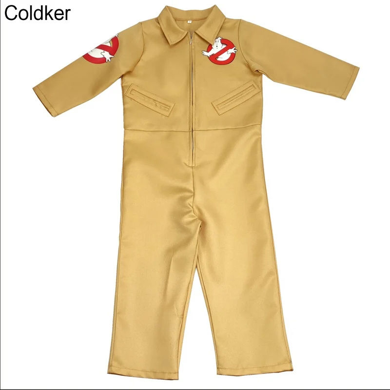 Movie theme Ghostbuster Cosplay Romper for Kids Halloween Costumes Fashion Lapel Child Jumpsuit Stage Performance Clothing New