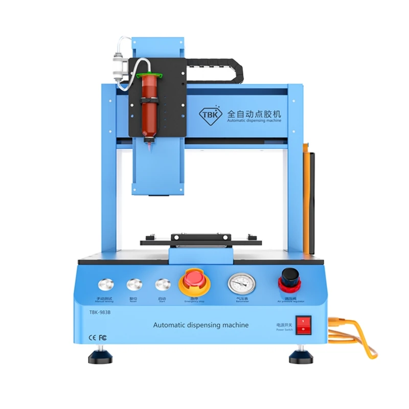 LY-TBK-983B Dispenser di colla completamente automatico a 3 assi compatibile 110 V 220 V per la parte posteriore del telaio mobile funziona di alta