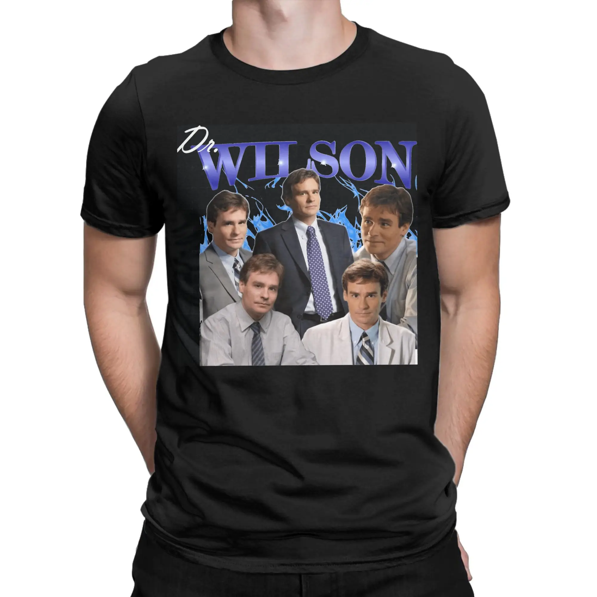 Men's House MD T Shirt Dr Wilson  100% Cotton Clothes Funny Short Sleeve Round Collar Tees New Arrival T-Shirt