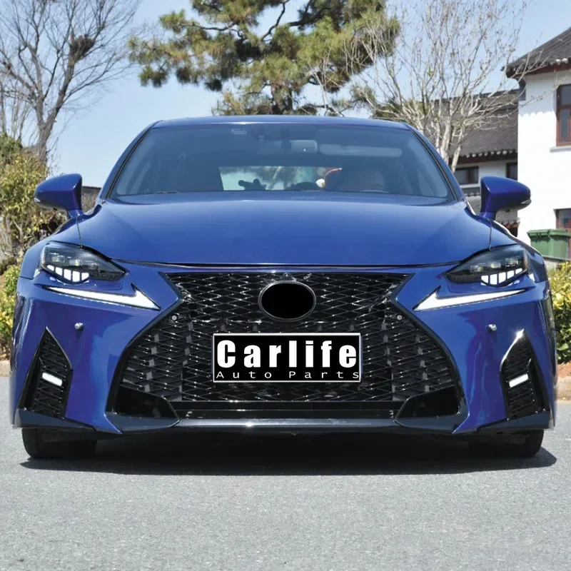 New style Car Bumpers Parts for Lexus IS IS250 IS300 ISF 2013 2014 2015 2016 Year Facelift to 2021 4IS Model with Bumpers Grille