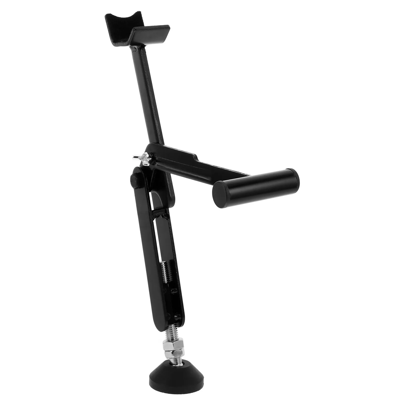 

Motorcycle Wheel Lift Stand Black Portable Front Rear Wheel Lift Stand Stable Motorcycle Repair Maintenance Support