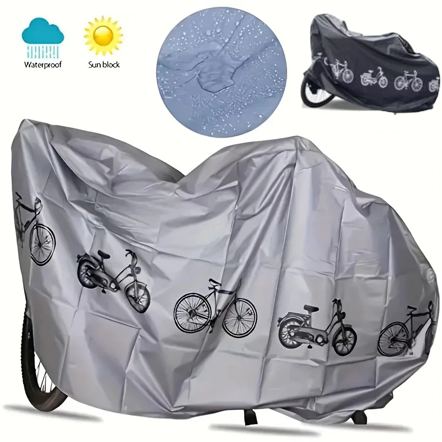

Waterproof Electric Bike Sunshade Cover UV Protection MTB Bike Motorcycle Sun Protection Covers 110x200cm Bicycle Cover