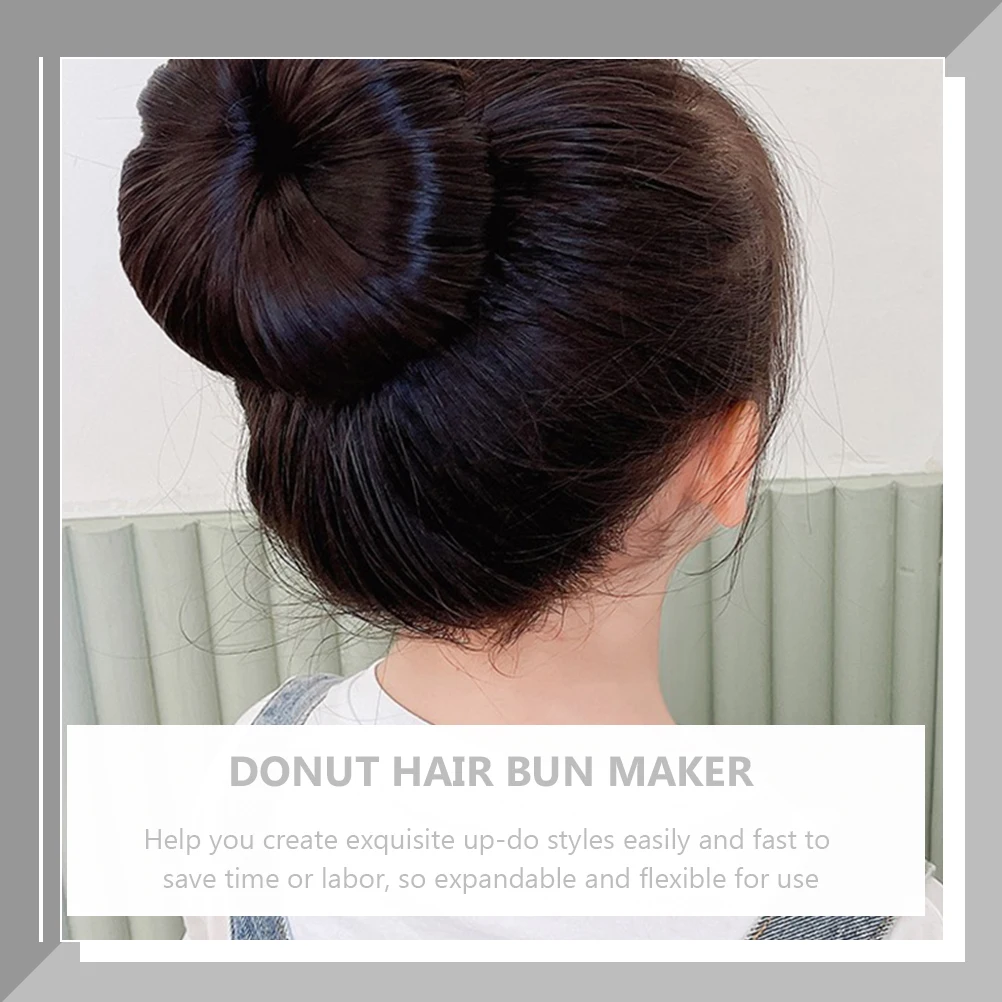 

6pcs Hair Bun For Women Chignon Maker Automatic Adjustable Hair Accessories Lightweight For Party Wedding Daily Wear