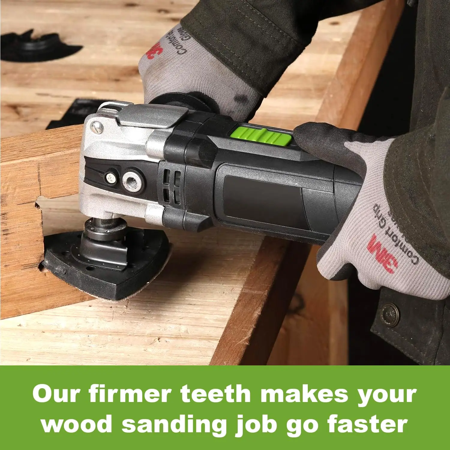 Triangular Sanding Pad For Oscillating Multi-Tool, Hook & Loop Backing Pad For Sanding, Polishing, Deburring