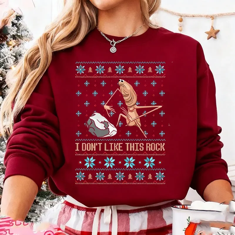 Nuevo en sudaderas con capucha y sudaderas Marcus The Worm, regalo navideño, suéter navideño feo, ropa de invierno, sudaderas con capucha para mujer 2025