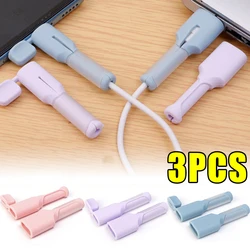 3-1Pcs Cable Organizer Anti-break Protective Case Phone Charger Cable Protector Cover Wire Winder for IPhone Samsung Cord Sleeve