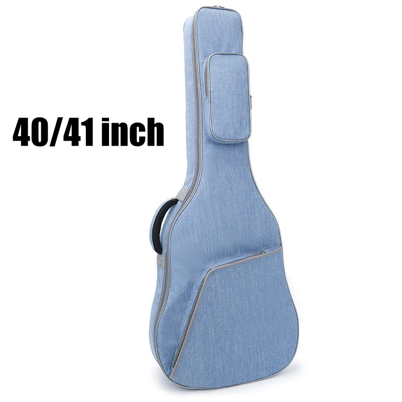 36 39 41 Inch Guitar Case Oxford Fabric Gig Double Straps Padded Cotton Soft Guitar Bag Carry Cover Waterproof Backpacks