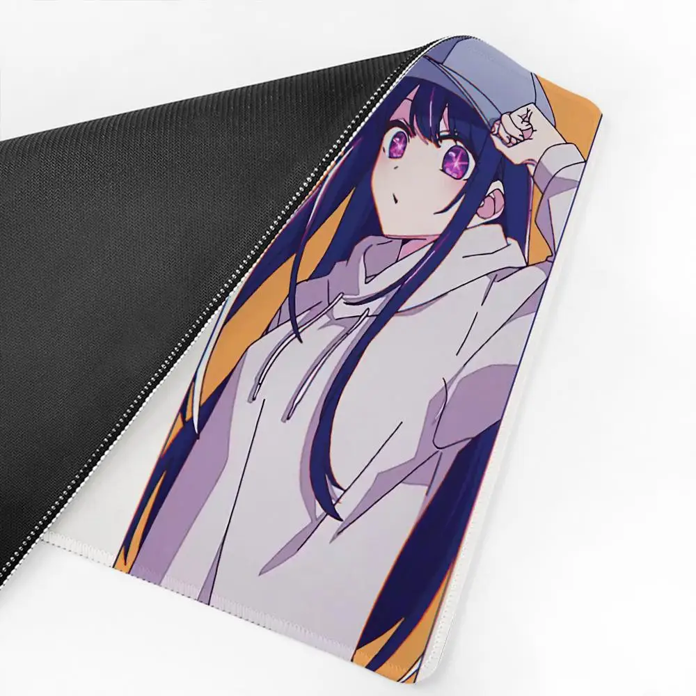 Hot Anime Oshi No Ko Mousepad Large Gaming Mouse Pad LockEdge Thickened Computer Keyboard Table Desk Mat