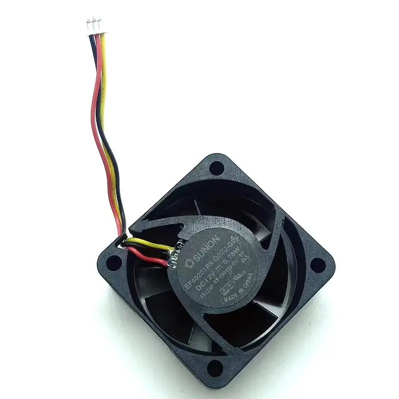 EF40201BX-Q02U-G99 40mm X 20mm Cooling Fan DC 12V 0.78W Power Supply Maglev Bearing Silent Low Noise