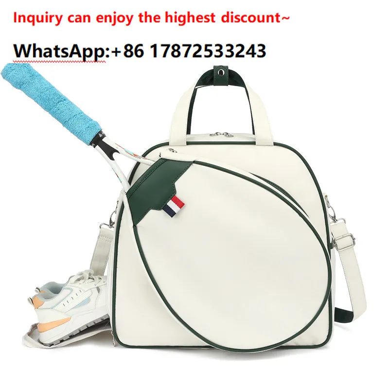 Tennis bag 2026 new large capacity and high-value women's single shoulder crossbody badminton bag