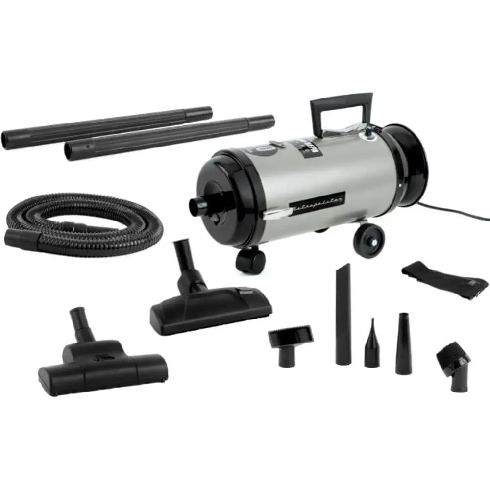 

Compact Canister Vacuum Cleaner - High-Powered Home Vacuum and Air Duster with 4.0 HP Dual Motor, Variable Speed, 20ft Cord