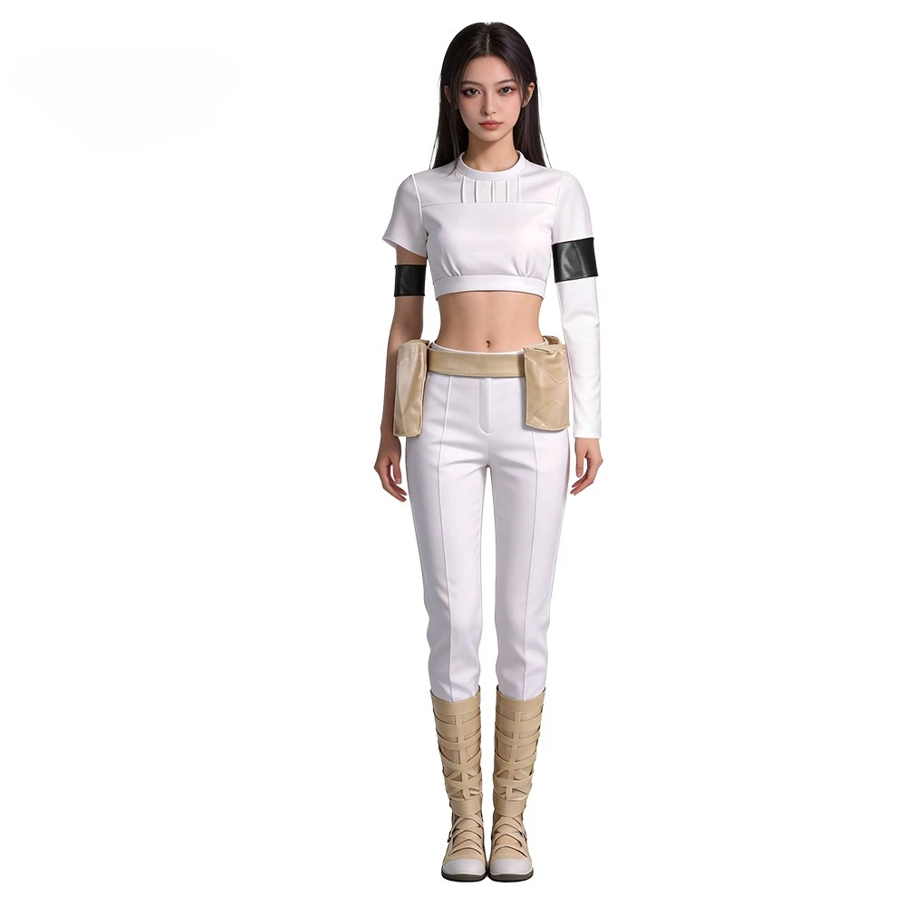 Star Wars Padmé Queen Amidala Cosplay-Kostüm für Damen, Komplettes Filmkostüm-Set