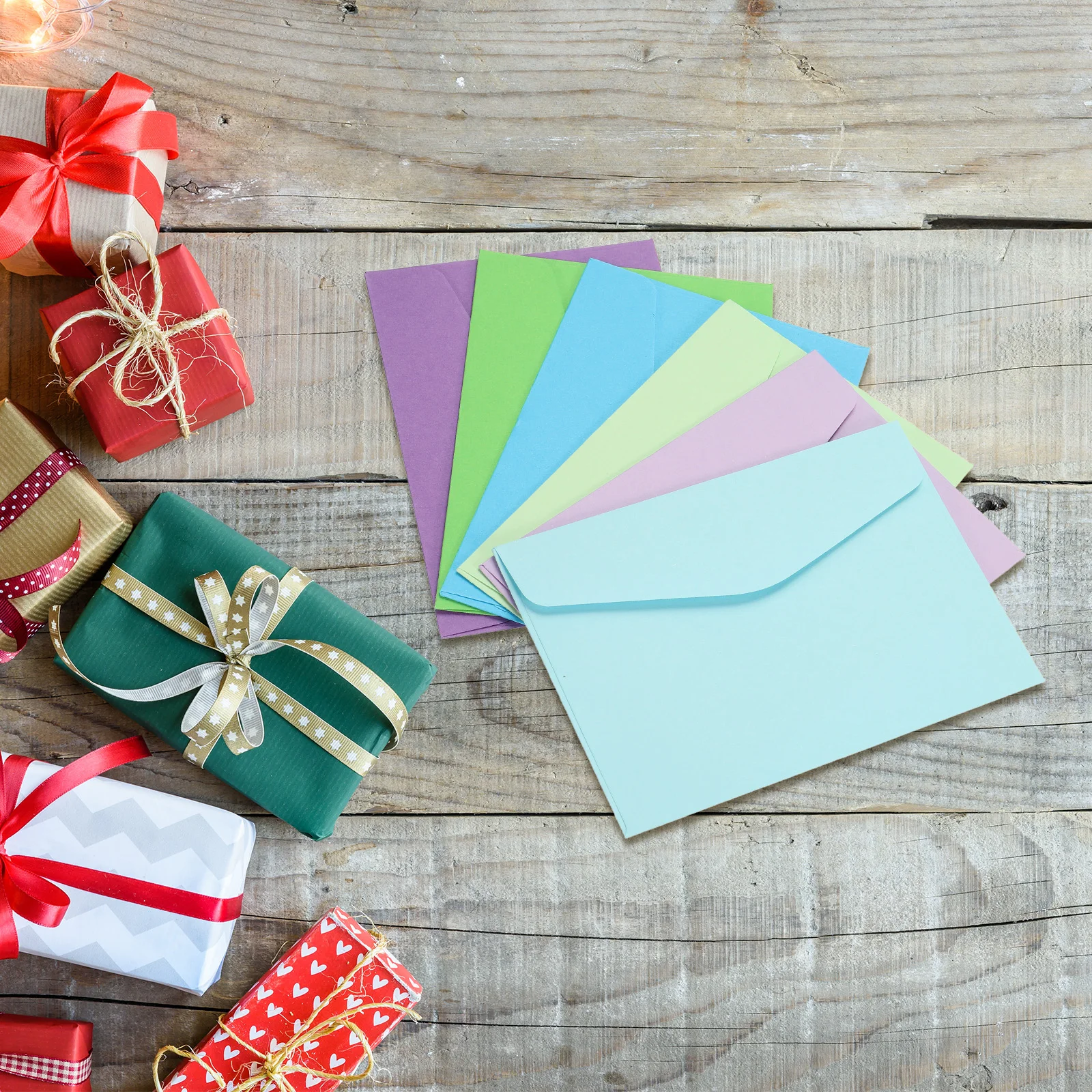 60 قطعة مغلفات صغيرة 4.5x3.2 بوصة ورقة فارغة تخزين العناصر الصغيرة حامل بطاقة الأعمال لحفلة ملاحظة المعايدة