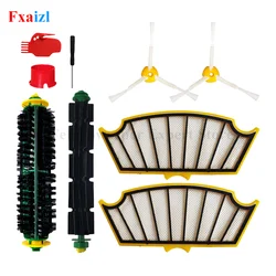 For iRobot Roomba 500 Series 510 / 530 / 532 / 535 / 550 / 560 / 564 / 570 / 580 / 585 / 595 Hepa Filter Main Side Brush Parts