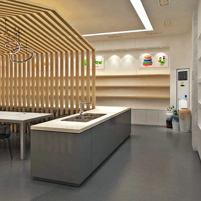 custom.Company Display Room Container Design Cosmetics Trial Display Desk Commodity Shelf Toys