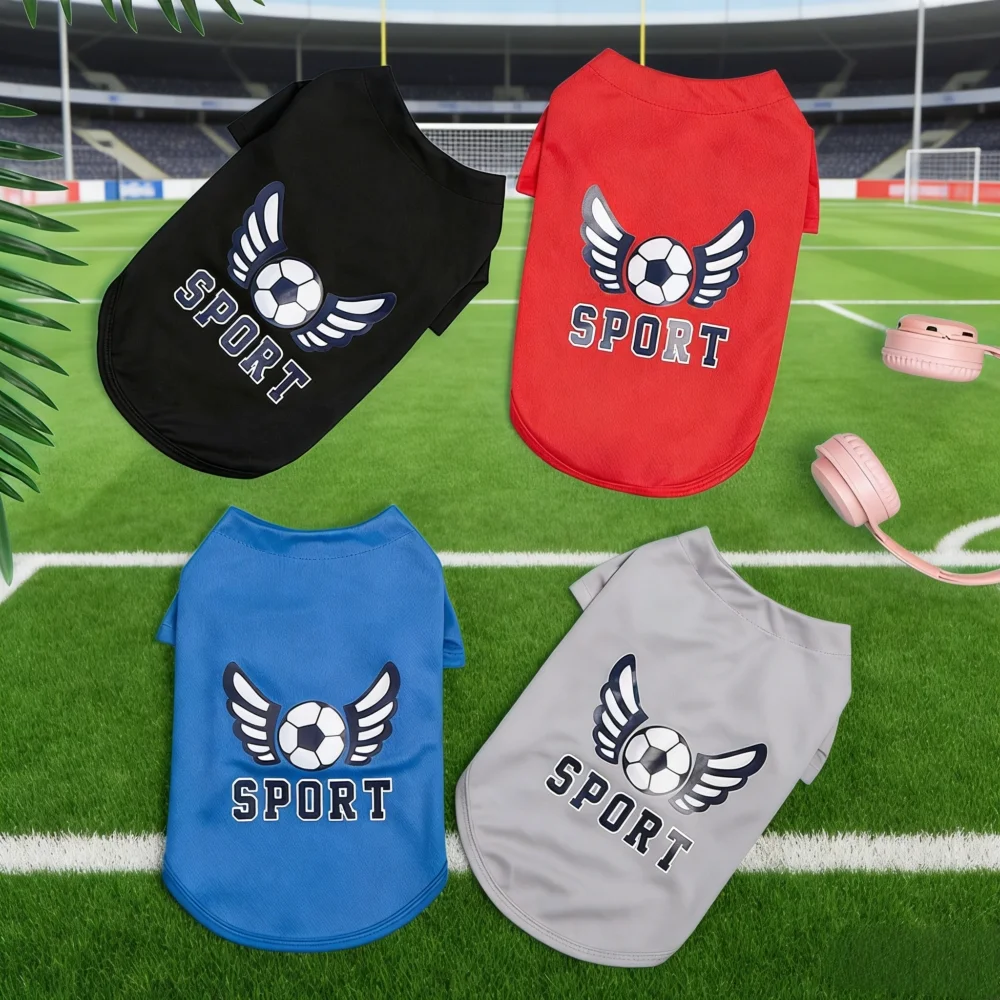 Summer Quick Dry Pet Shirt Breathable Mesh Dog Clothes Sport