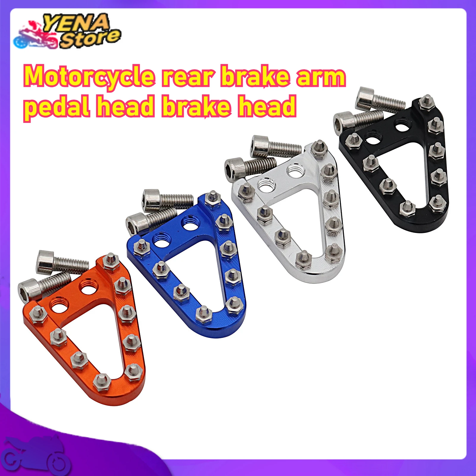 

Suitable for KTM Huswana Kvis Zumma motorcycle rear brake pedal lever pedal plate tip motorcycle accessories