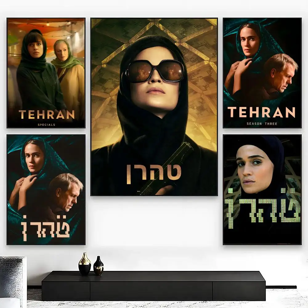 Moive T-Tehran Poster HD Waterproof Self-Adhesive Wall Art – Multi-Scene Use Top Gift Pick