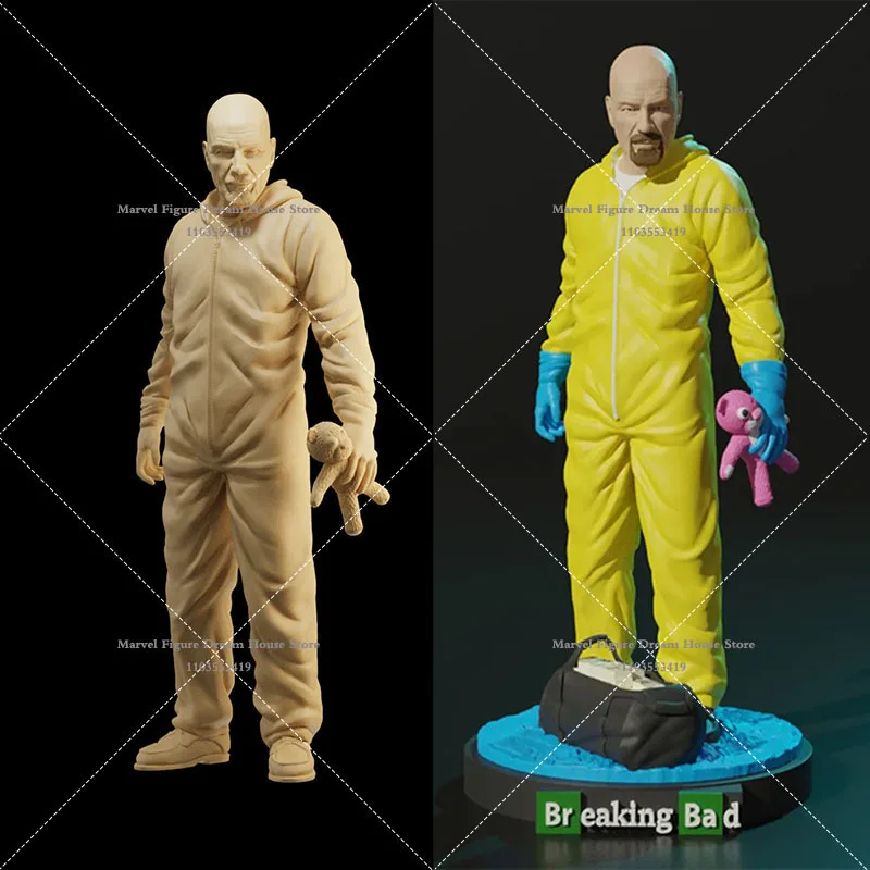 1/64 1/43 Scale Miniature Scene Doll White Model Un-panited Breaking Bad Heisenberg WARTER Mini Action Figure Prop