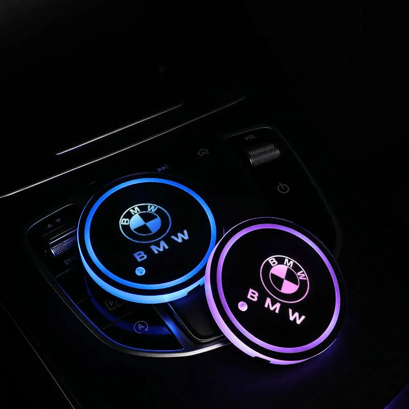 

LED Car Cup Holder Luminous Water Coaster Accessories for BMW F10 F11 F20 F30 X3 X4 X5 X6 X7 E46 E36 E39 E60 E53 E87 E90 G30 G20