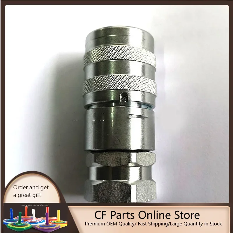 

HYDRAULIC 3/8 MALE FLAT FACE QUICK COUPLER 6679838 FOR BOBCAT 325 328 TL35.70 TL360 TL470 5600 5610