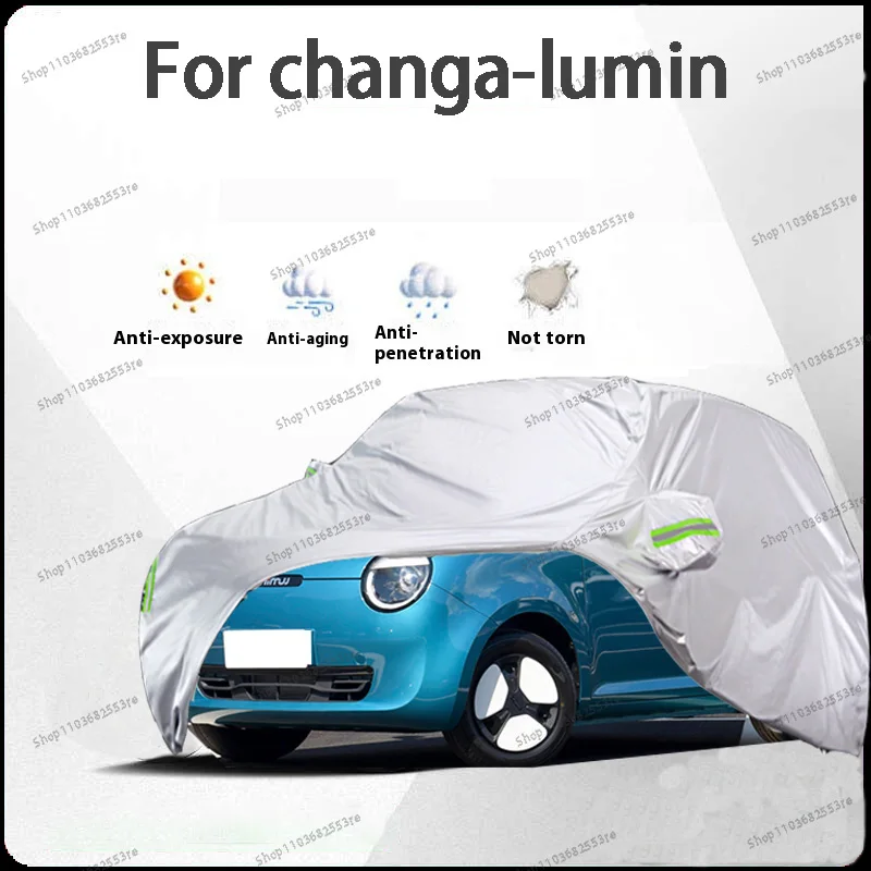 

For ChangAn Lumin Fit Car Cover - Waterproof, Dustproof, Sunshade (UV), Snowproof | Silve Full Cover with All-Day Protection