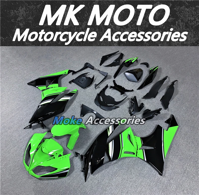 

Fairings Kit Fit For Zx-6r 2009 2010 2011 2012 636 09 10 11 12 Bodywork Set injection Ninja Black Green New