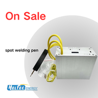 8.4V 3400W DIY Adjustable LED Spot Welder Handheld Portable Mini Spot Welding Machine welder For MAX 0.3mm  Electronic sets