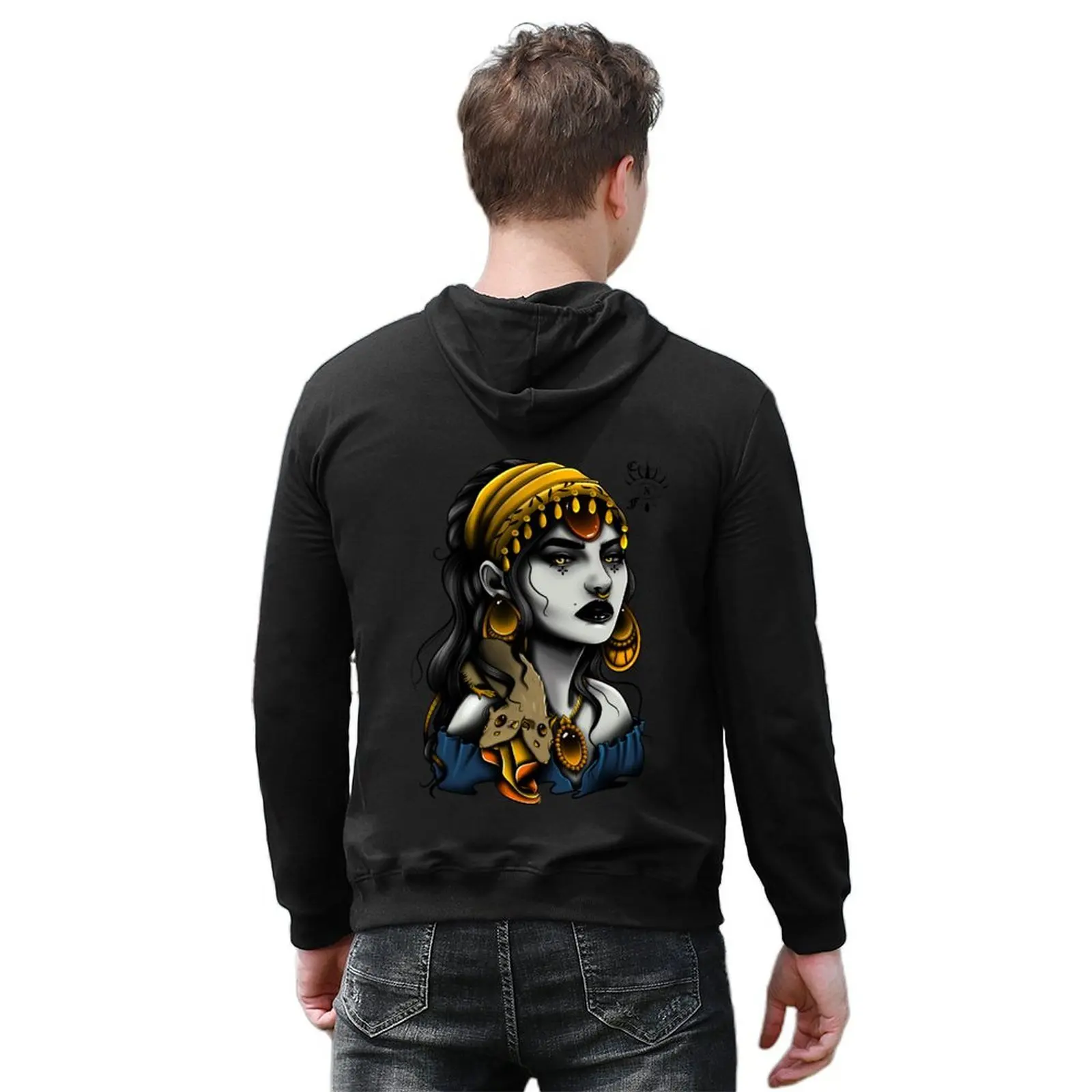 Gipsy Witch Hoodie clothes for men autumn jacket men hooded shirt fashion men graphic hoodie