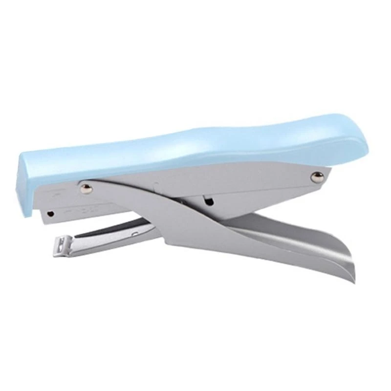 เครื่องเย็บกระดาษมือถือ 10 แผ่นความจุสำนักงานเย็บเล่มเครื่องเย็บเล่มสำหรับสำนักงาน