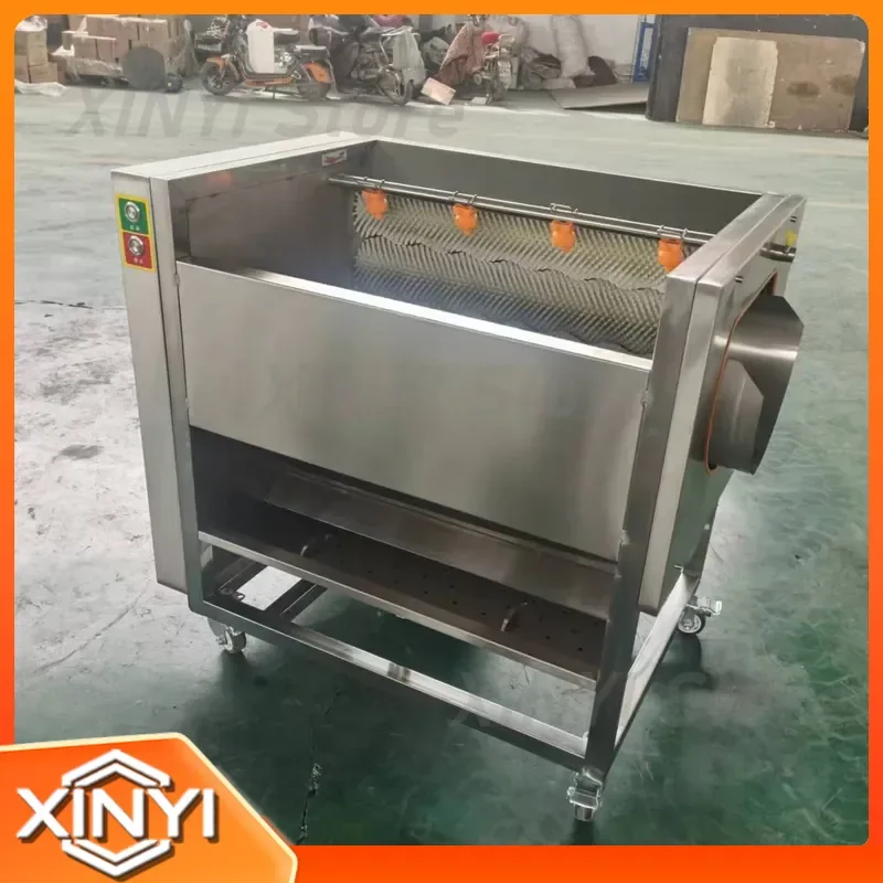 Automatic Brush Cleaning Machine for Sweet Potato Potato Peeling Ginger Washing Fruit and Vegetable Cleaner