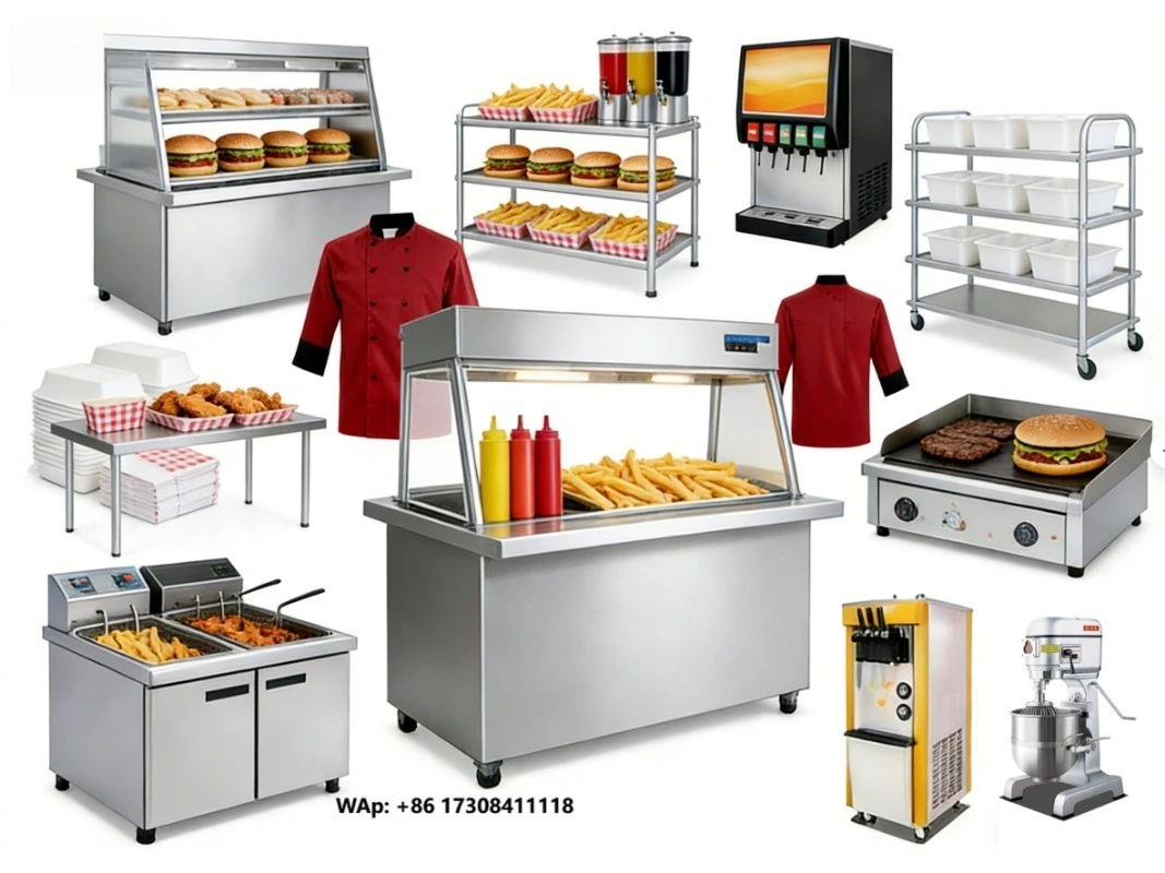 Customized One Stop Full Set Kitchen Equipment Fast Food Catering One-stop Supplier Street Food Trailer Cart with Usa Standard