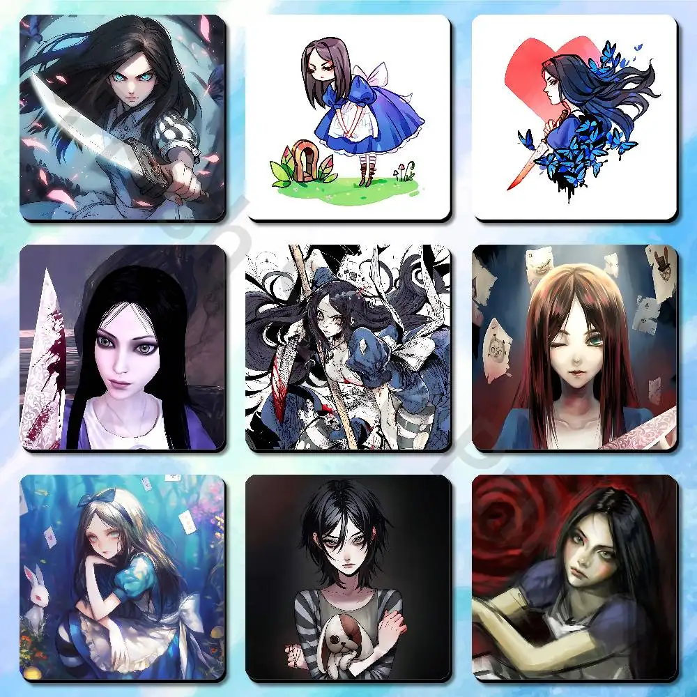 

A-Alice Madness R-Returnss-S Soft Magnetic Refrigerator Magnets Personality Decorations Creative Gifts