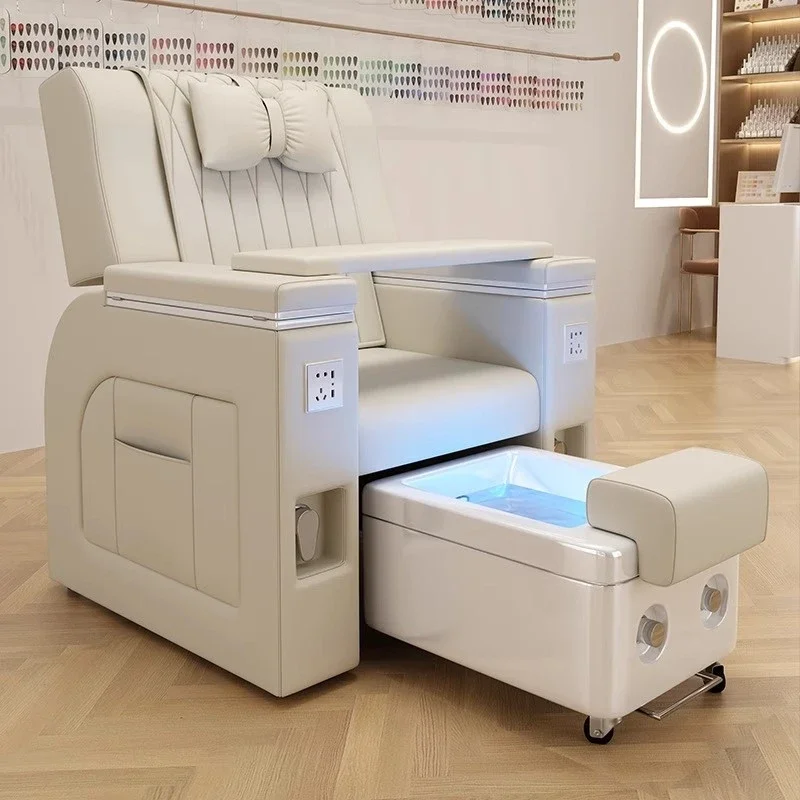

Pedicure Spa Armchair Salon Footrest Stool Electric Backrest Adjustment Pedicure Chair Massage Fotel Do Pedicure Foot Care