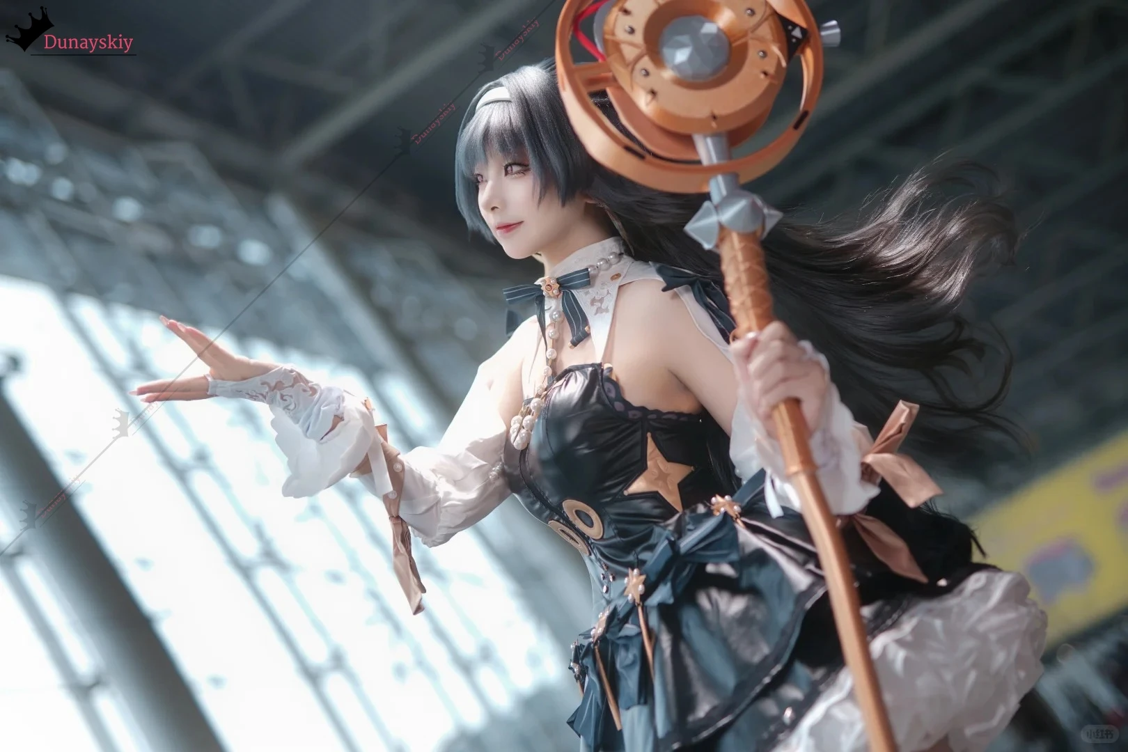 

YiNuo*/Game Zenless Zone Zero Cosplay Astra Yao Kawaii Idol Fake Microphone 3D Polylactic Acid Props Magical Staff