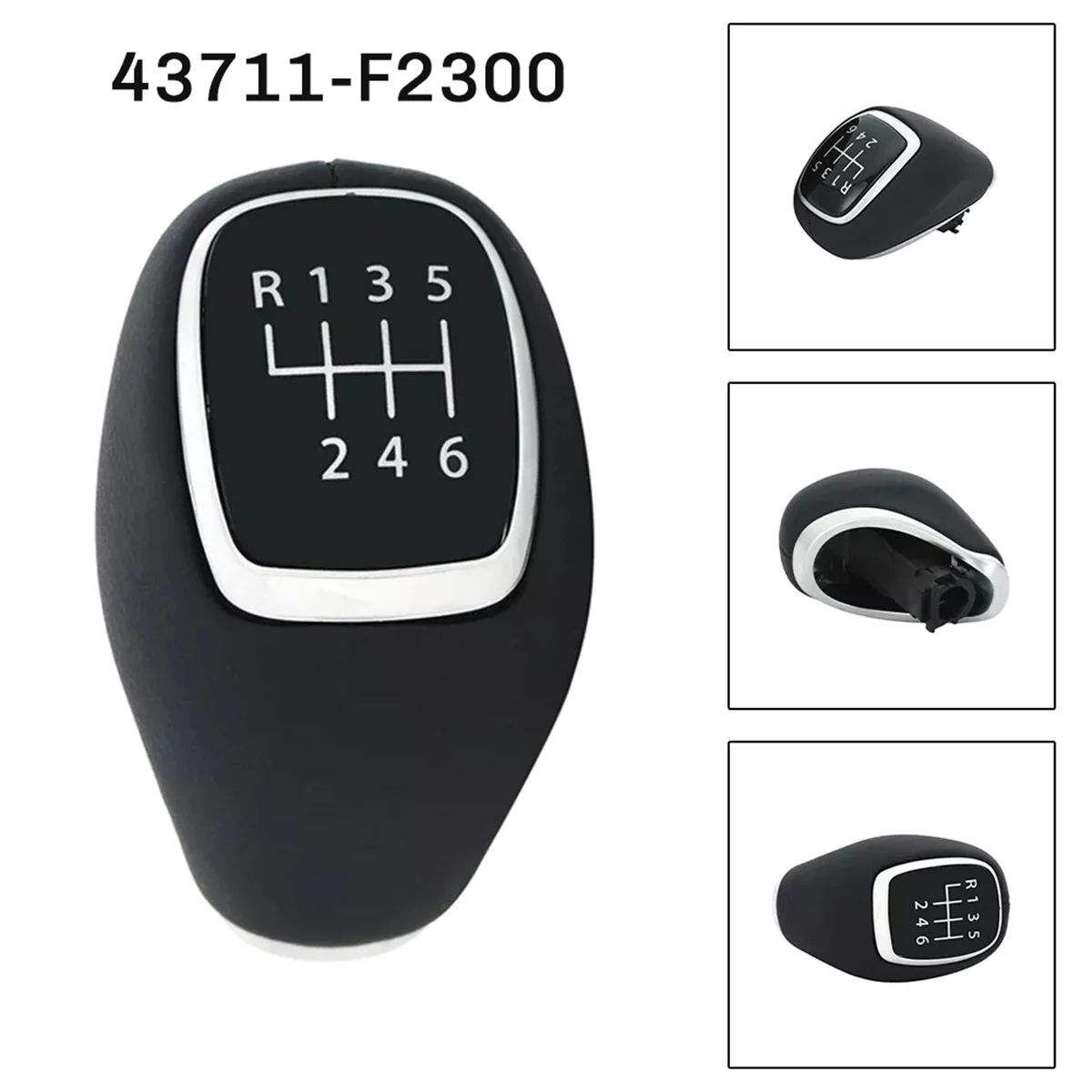 6 Speed Gear Knob Handle Gear-Shift Knob 3711F2300, 43711-F2300 for Hyundai I30 Elantra Solaris Venue