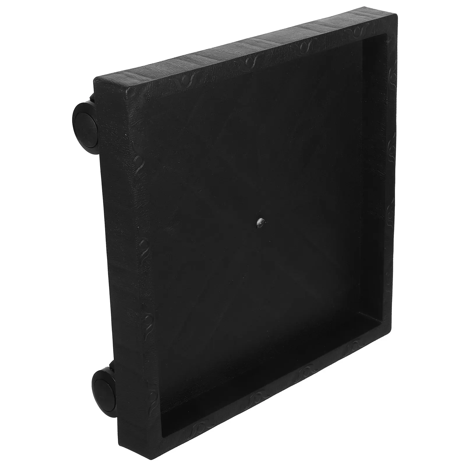

Square Flower Pot Tray 290mm Outer 260mm Inner Diameter Brown Caster Wheels Thickened Plastic Planter Stand Garden Balcony
