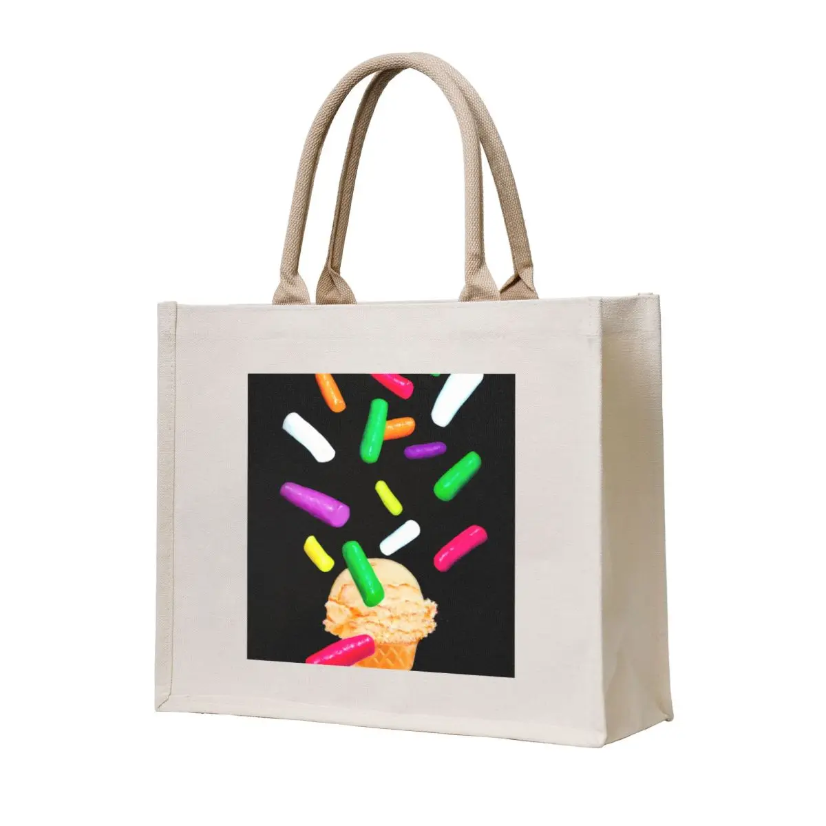 

Gigantic Sprinkles Tote Bag tote bag men reusable shopping bag Women's handbag Gift bags