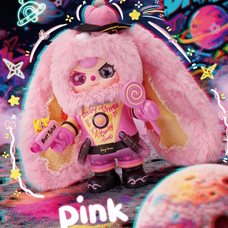 【レア】Baby Three Mischief Makerシークレットぬいぐるみ New Baby Blind Box Vinyl Plush Doll 400% Series