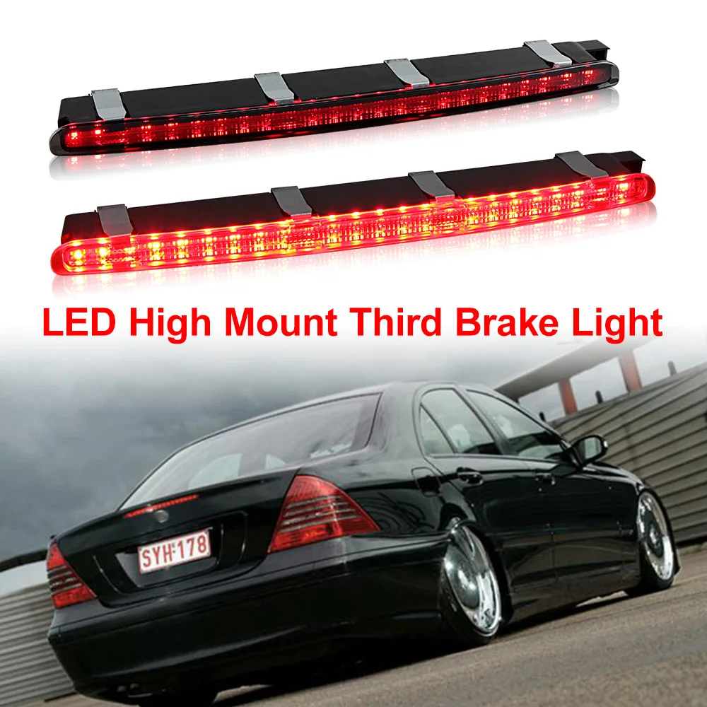 For Benz, C-Class, W203, Sedan, AMG models 2001-2007 Car Third Tail LED Brake Stop Light Rear Trunk Signal Lamp Assembly