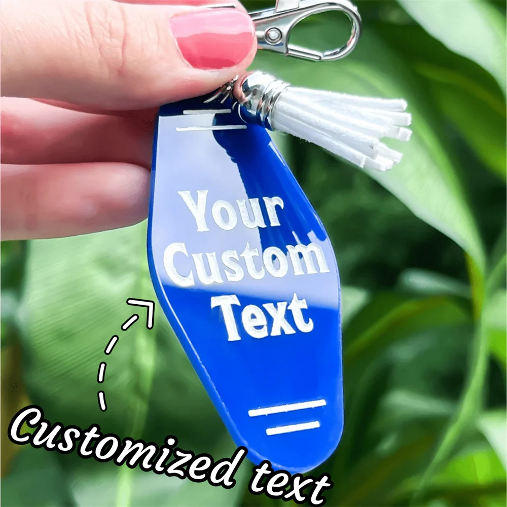 Customized Name Letter Keychain Graduation Gift Father's Day Mother's Day Party Decoration Gifts Custom Name Key Chain