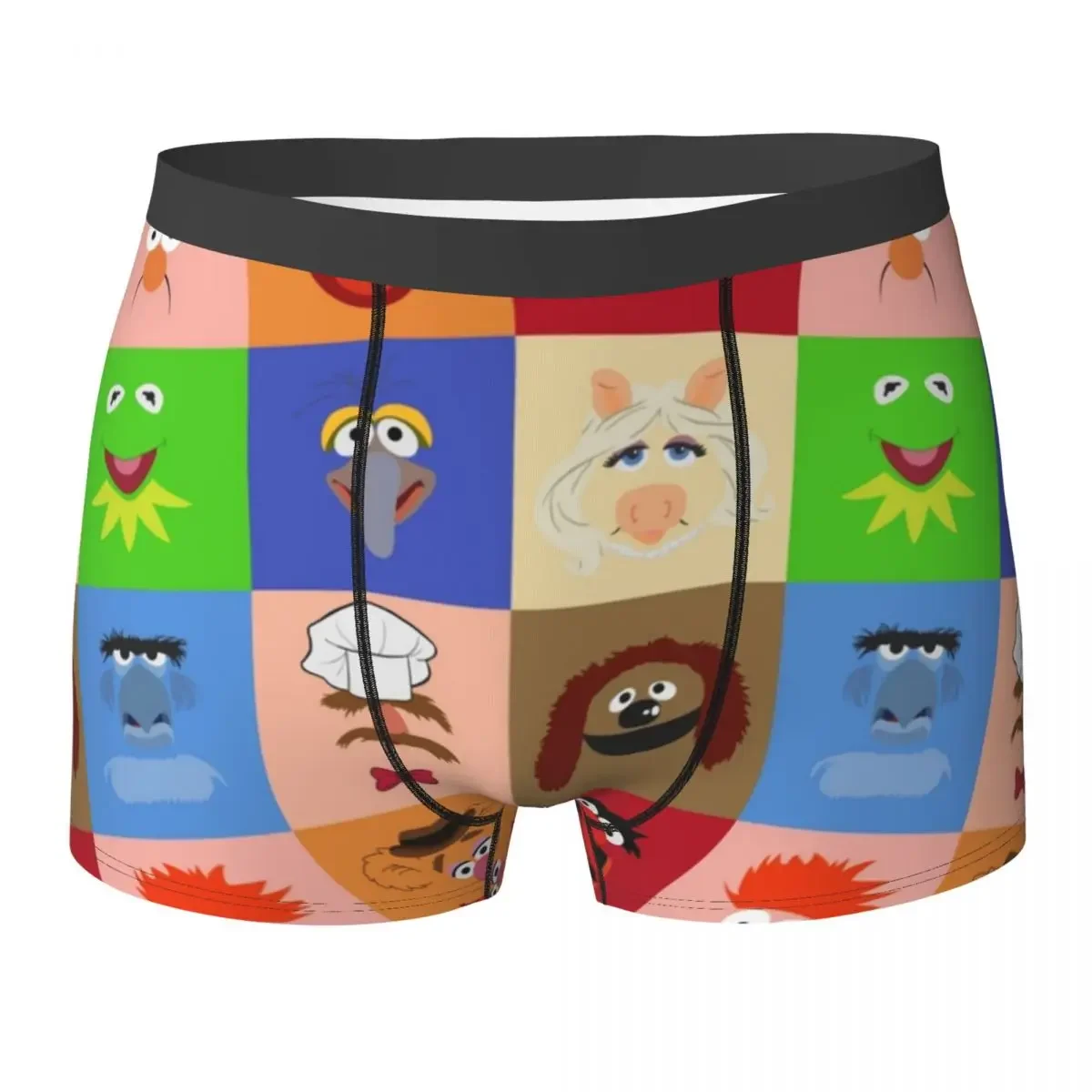 Boxer Underpants Shorts Muppets Sesame Street Bert (4) Panties Men Soft Underwear for Homme Man Boyfriend Gifts