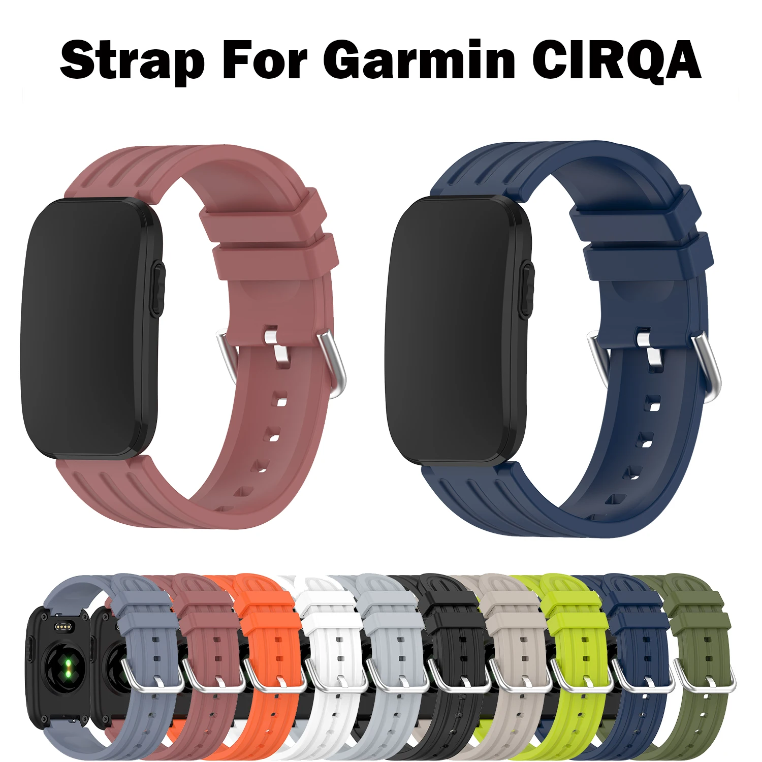 Strap For Garmin CIRQA Smart Band Silicone Quick Release Watchband Bracelet For Garmin CIRQA Accessories Wristband