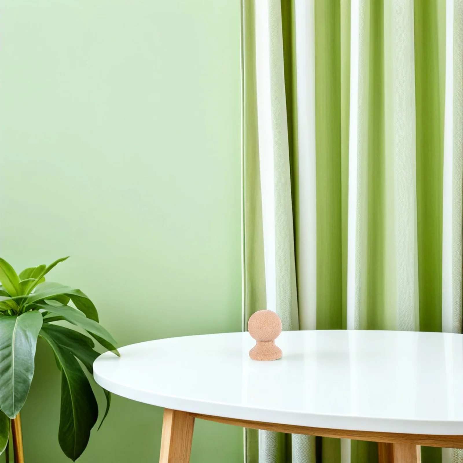 

2Pcs Wood Carved Finials Roman Column Design Unfinished Solid Hardwood for Fence Gate Stairs Post End Decorative Toppers