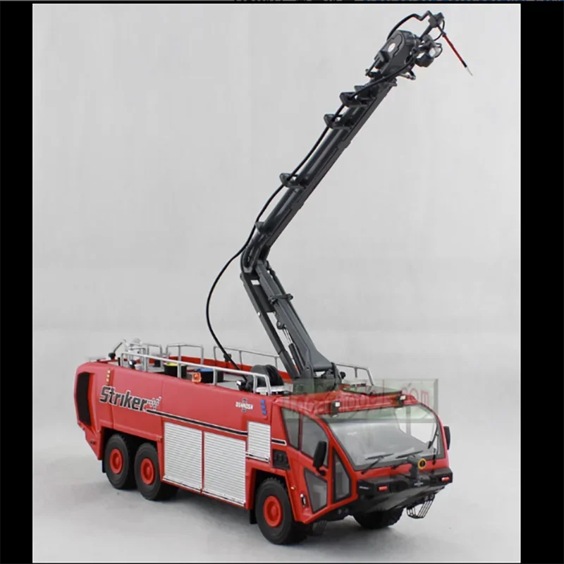 1:50 Scale OSHKOSH STRIKER Airport Fire Engine Simulation Alloy Finished Engineering Vehicle Model-Finish Painting Defect