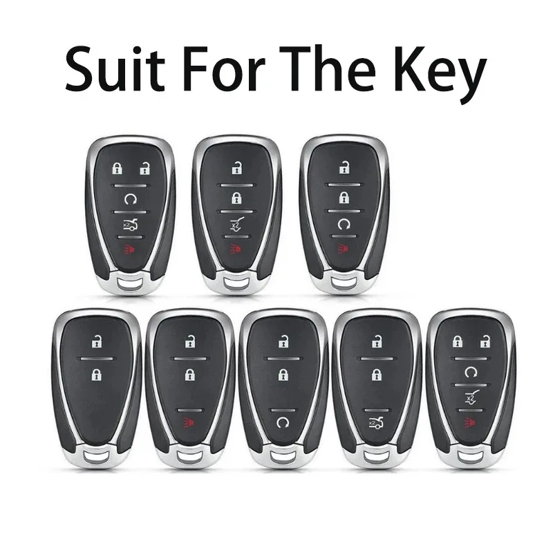 For Chevrolet Malibu Blazer Onix Equino Orlando Cruze Spark Sonic Camaro Volt Bolt Trax Traverse Seeker Car Styling Key Case Fob