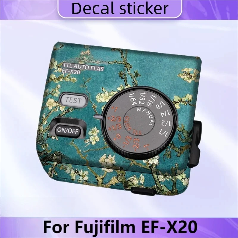 

Наклейка для Fuji Fujifilm EF-X20 Flash Efx20, виниловая наклейка, защитная пленка от царапин, защитная пленка, куртка