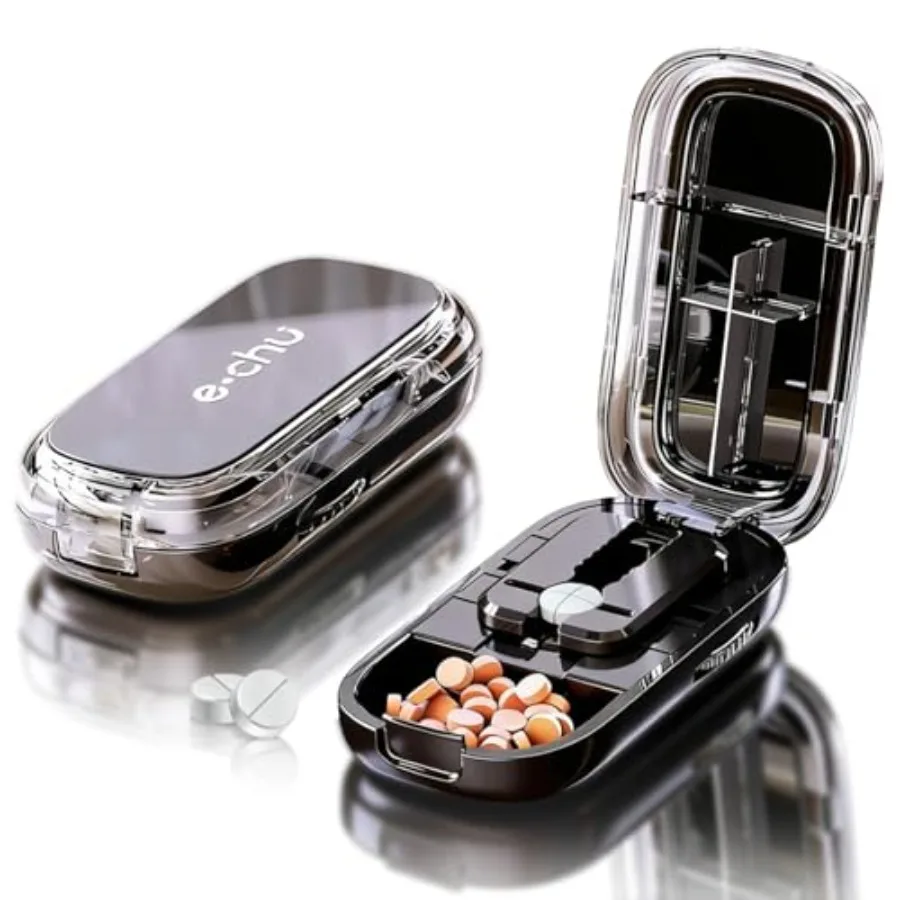 

Pill Cutter plitter for mall and Ti Pill - Daily Pill Organizer with eional Adjutable Cutter plitter for Cutting Multiple Pill,